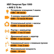 ИБП Энергия Про 1000 + Аккумулятор S 75 Ач - 12В (700Вт - 59мин) - ИБП и АКБ - ИБП для котлов - Магазин сварочных аппаратов, сварочных инверторов, мотопомп, двигателей для мотоблоков ПроЭлектроТок